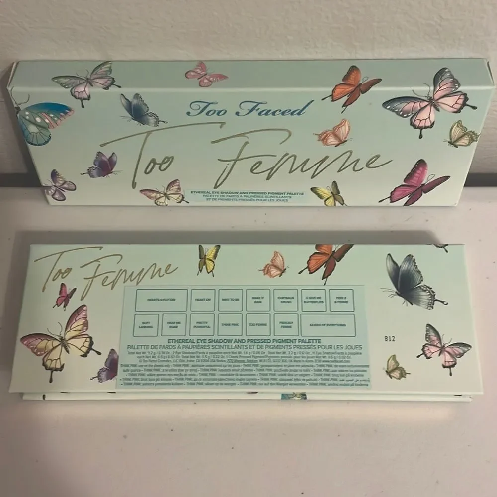 Too Faced Too Femme Ethereal Eye Shadow Palette NWT - Picture 9 of 12